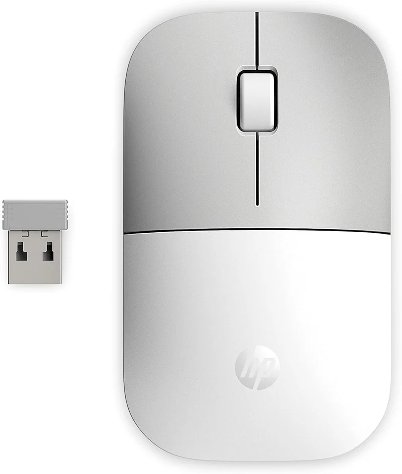 HP Z3700 Maus Wireless USB 2,4GHz 1200 DPI Slim Keramik Plug&Play 16 Mon.