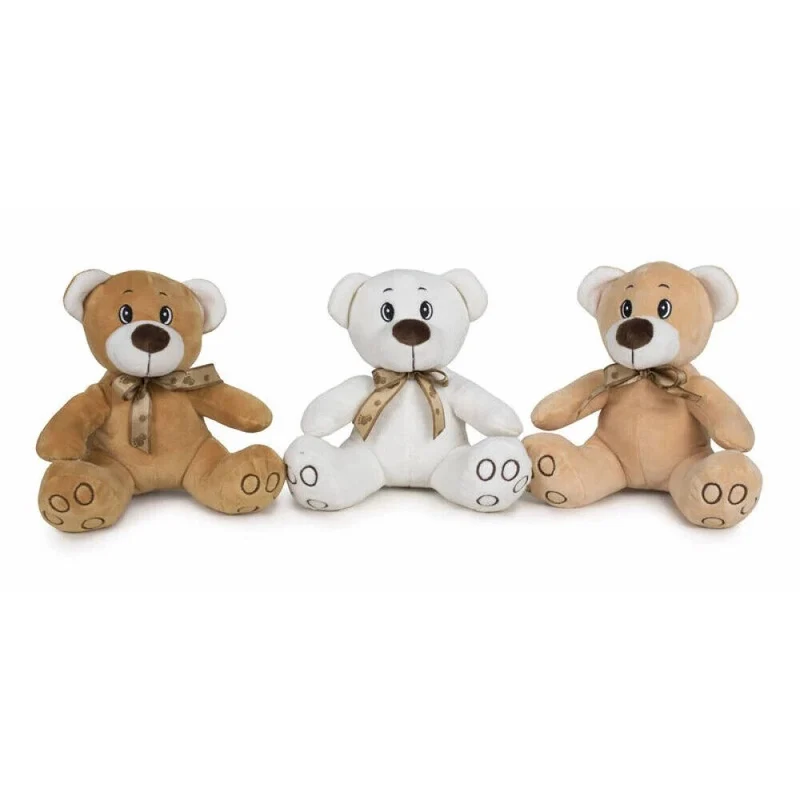 Teddybär 20 cm Kuscheltier mit Schleife weich Plüschtier Bär Geschenk
