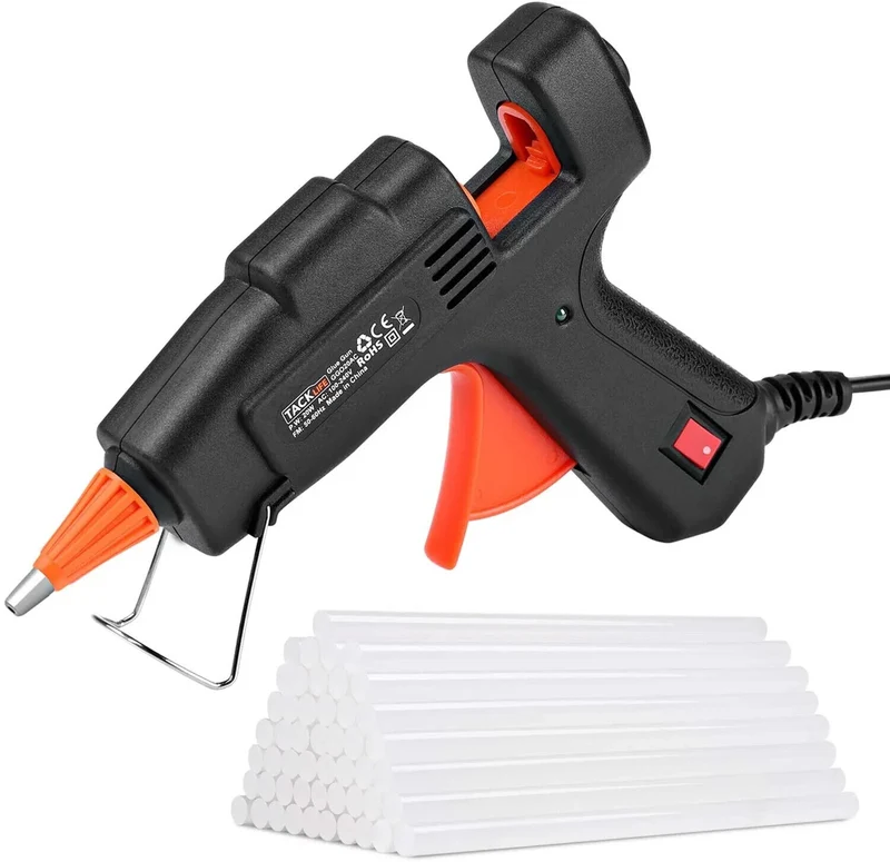 Heißklebepistole 20W Set mit 50 Klebesticks für Basteln Reparatur