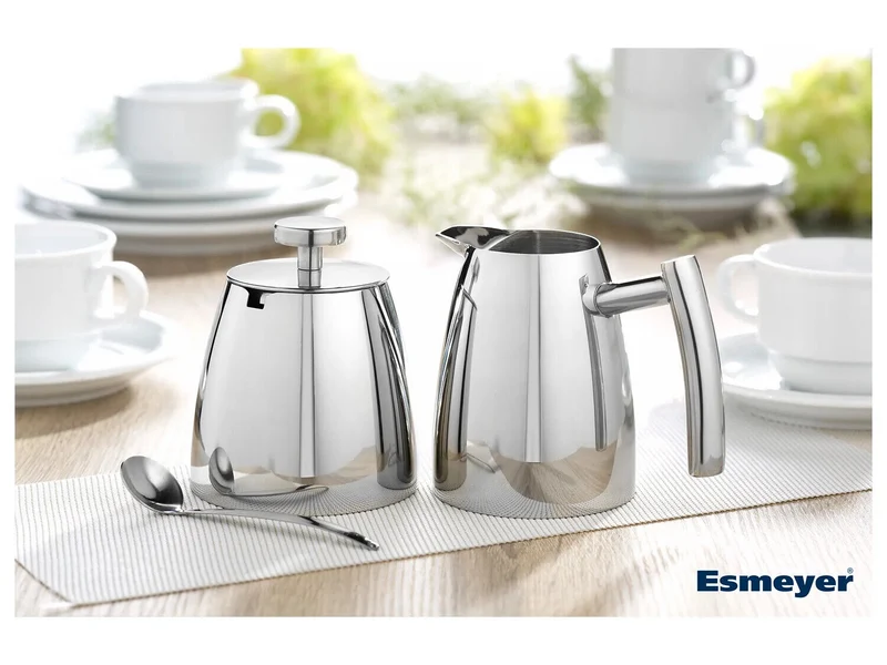 Esmeyer Melina Milchkännchen und Zuckerdose | Edelstahl 18/10 Set in zeitlosem Design