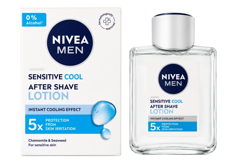 Nivea Men Sensitive After Shave Lotion 100 ml – Herren Pflege nach der Rasur