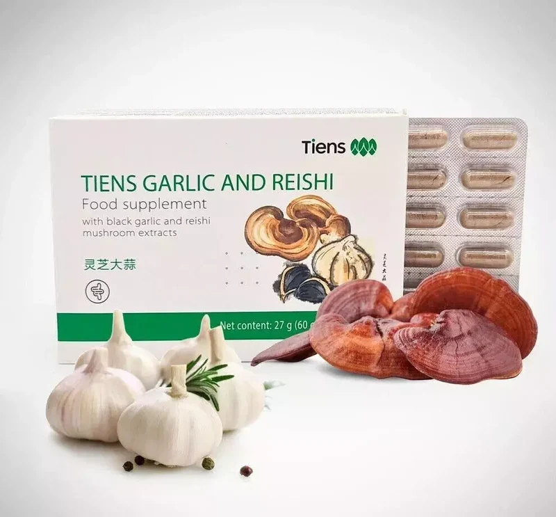 TIENS Schwarzer Knoblauch & Reishi Pilz – Natürliches Immunsystem-Boost