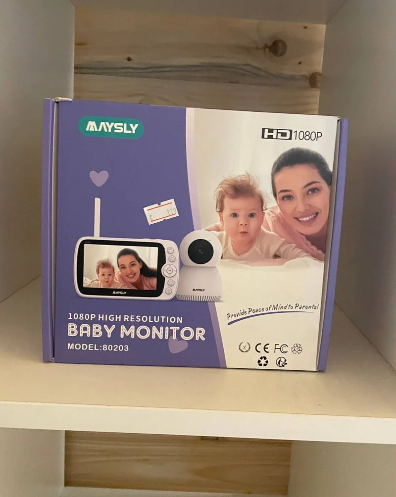 Video-Babyphone mit Kamera, 1080P Video Babyphone mit Kamera und Audio, 5,0"TFT